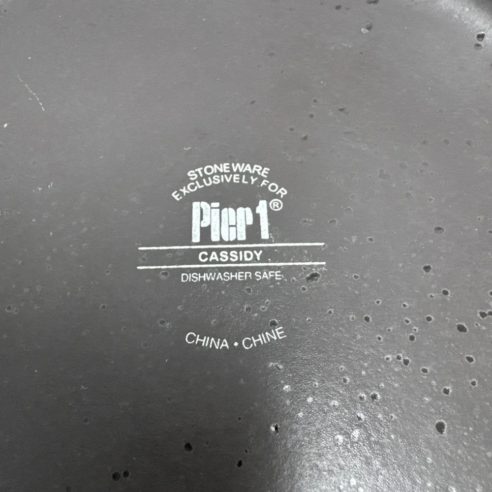Pier 1 Stoneware Cassidy Serving Bowl Decorative Multicolored‎ 13